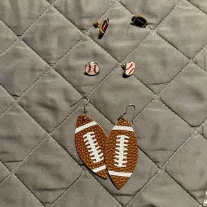 Sport earrings , selling as a set